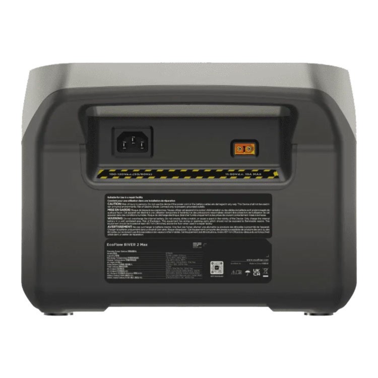 EcoFlow River 2 Max Power Station 512Wh Portable Power Bank with 110W Portable Solar Panel