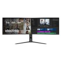 BUN/eiq-49CVDQHD240VAPDKVM/99234 electriQ 49'' VA Dual QHD 240Hz KVM UltraWide Curved USB-C Monitor