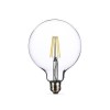 electriQ Smart Filament Bulb Large Round E27 Clear 5w - 10 Pack