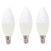 electriQ Smart dimmable colour Wifi Bulb with E14 screw ending - Alexa & Google Home compatible - 3 Pack