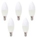 electriQ Smart dimmable colour Wifi Bulb with E14 screw ending - Alexa & Google Home compatible - 5 Pack
