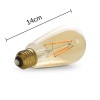 electriQ Smart dimmable Wifi filament bulb with E27 screw fitting - 5 Pack