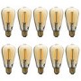 electriQ Smart dimmable Wifi filament bulb with E27 screw fitting - 10 Pack