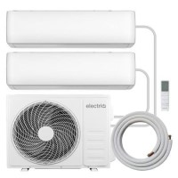 electriQ iQool Multi-Split 2 x 9000 BTU Split Air Conditioner with Heat Pump and Installation Included