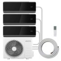 BUN/iQool-3MS9K9K9KB/102201 electriQ iQool Multi-Split 3 x 9000 BTU Smart Split Air Conditioner with Heat Pump Black and Installation Included