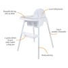 GRADE A1 - 2-in-1 Baby Highchair and Low Chair by Babyway