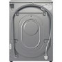 Refurbished Indesit Push And Wash BWA81485XSUKN Freestanding 8KG 1400 Spin Washing Machine Silver