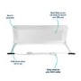 GRADE A1 - Baby Bed Guard Rail by Babyway