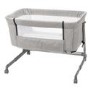 Co Sleeper Adjustable Bedside Baby Crib by Babyway Cool Grey