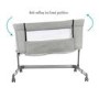 Co Sleeper Adjustable Bedside Baby Crib by Babyway Cool Grey