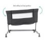 Co Sleeper Adjustable Bedside Baby Crib by Babyway Charcoal Grey