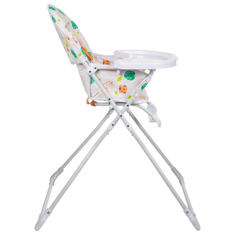 Babyway Baby High Chair with Safari Animal Print Padded Seat