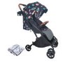 Lightweight Stroller with Raincover & Cup Holder in Space Design by Babyway