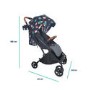 Lightweight Stroller with Raincover & Cup Holder in Space Design by Babyway
