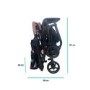 Lightweight Stroller with Raincover & Cup Holder in Space Design by Babyway