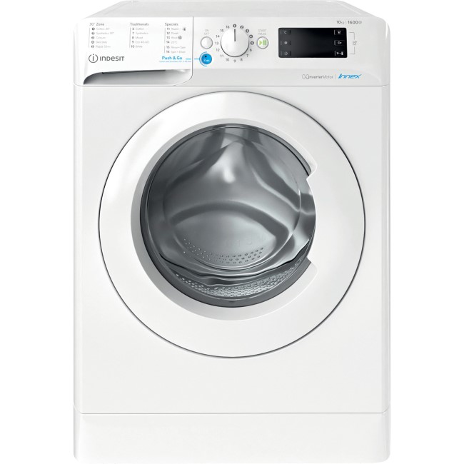 Indesit 10kg 1600rpm Freestanding Washing Machine - White