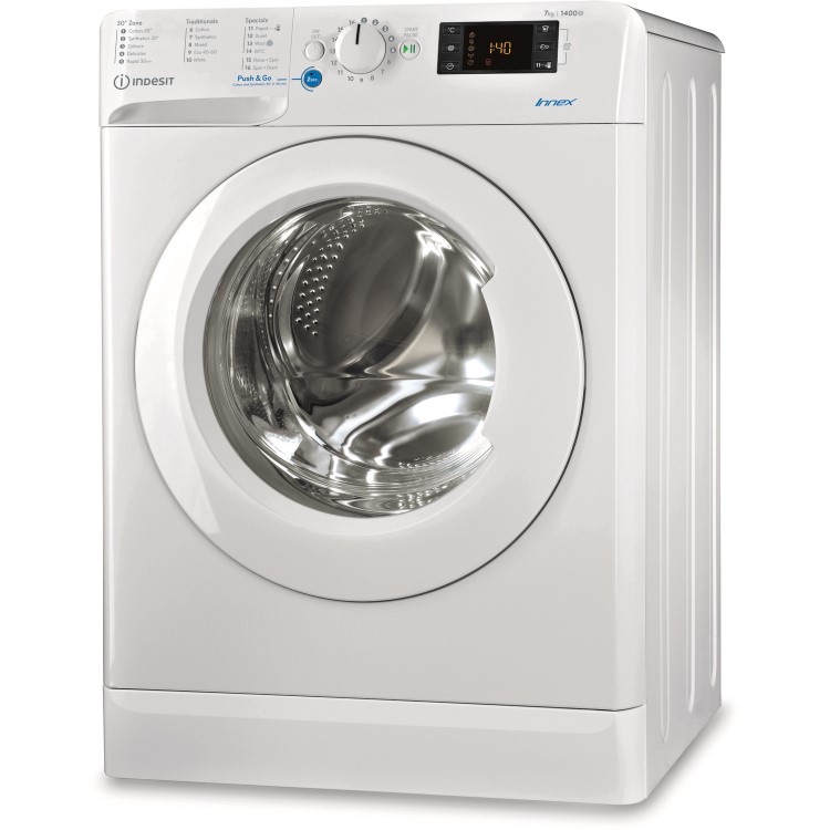Refurbished Indesit BWE71452WUKN 7kg 1400rpm Freestanding Washing Machine White