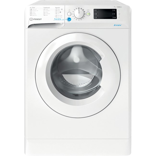 Indesit Innex 7kg 1400rpm Freestanding Washing Machine - White