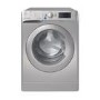 Refurbished Indesit Push&Go BWE71496XSVUK Freestanding 7KG 1400 Spin Washing Machine Silver