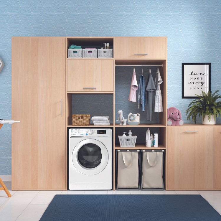 Indesit Push&Go 7kg 1400rpm Washing Machine - White