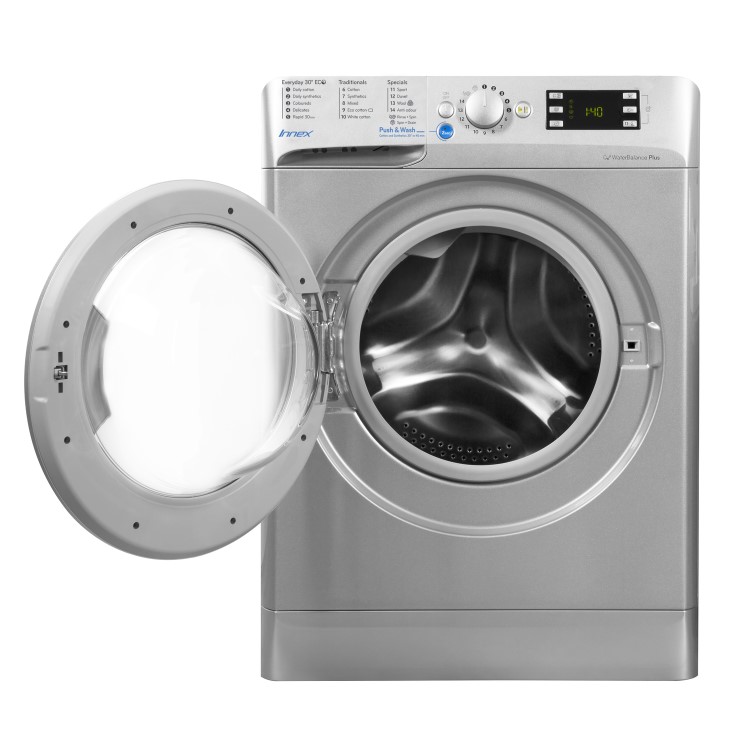 Indesit BWE91484XSUK Innex 9kg 1400rpm Freestanding Washing Machine - Silver