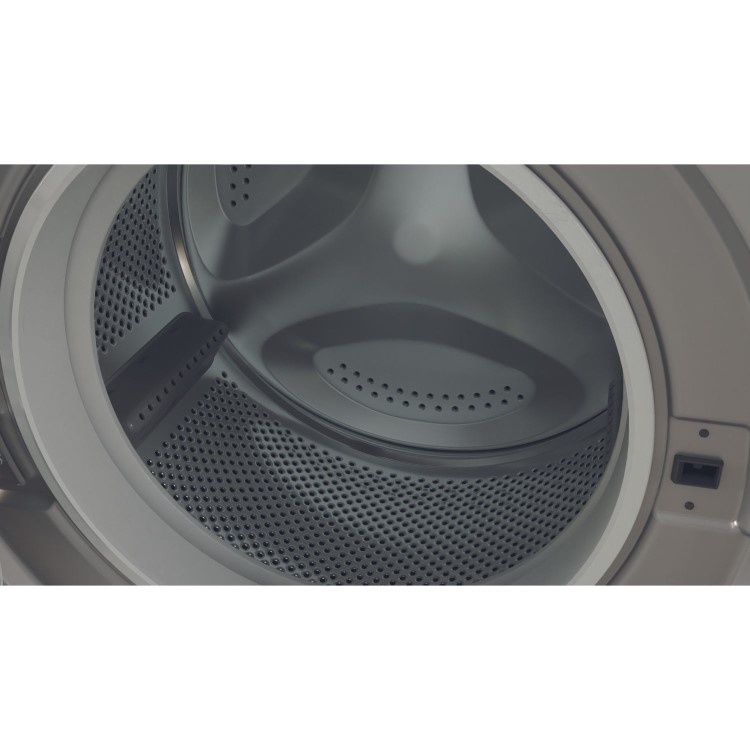 Refurbished Indesit Push&Go BWE91496XSVUK Freestanding 9KG 1400 Spin Washing Machine Silver