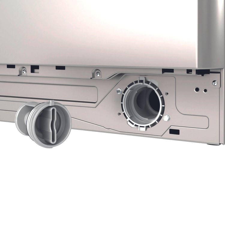 Refurbished Indesit Push&Go BWE91496XSVUK Freestanding 9KG 1400 Spin Washing Machine Silver