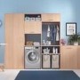 Refurbished Indesit Push&Go BWE91496XSVUK Freestanding 9KG 1400 Spin Washing Machine Silver