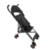 GRADE A1 - Lightweight Stroller with Hood in Black by Babyway