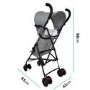 Lightweight Stroller with Hood in Grey by Babyway