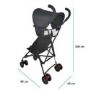 Babyway Lightweight Stroller with Hood in Black