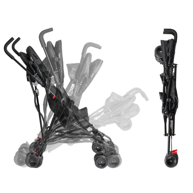 Babyway Lightweight Stroller with Hood in Black