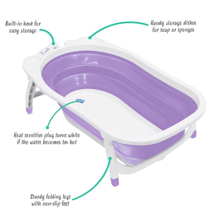 Babyway Foldable Baby Bath in Lilac