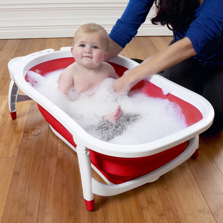 Babyway Foldable Baby Bath in Red