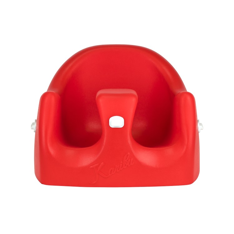 GRADE A1 - BABYWAY KARIBU SEAT WITH TRAY RED