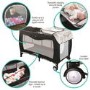 GRADE A1 - Travel Cot + Playpen with Mattress Bassinet and Changing Table by Babyway