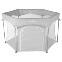 Babyway Foldable Baby Playpen with Carry Bag in Grey