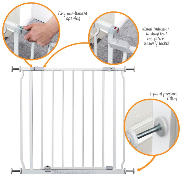 GRADE A1 - Pressure Fit Stair Gate by Babyway