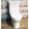 GRADE A1 - Rimless Close Coupled Toilet with Soft Close Seat