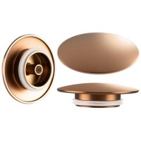 GRADE A1 - Brushed Bronze Bath Waste Cover Upgrade