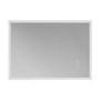 GRADE A1 - LED Bathroom Mirror with Bluetooth & Shaver Socket 700 x 500mm - Divine