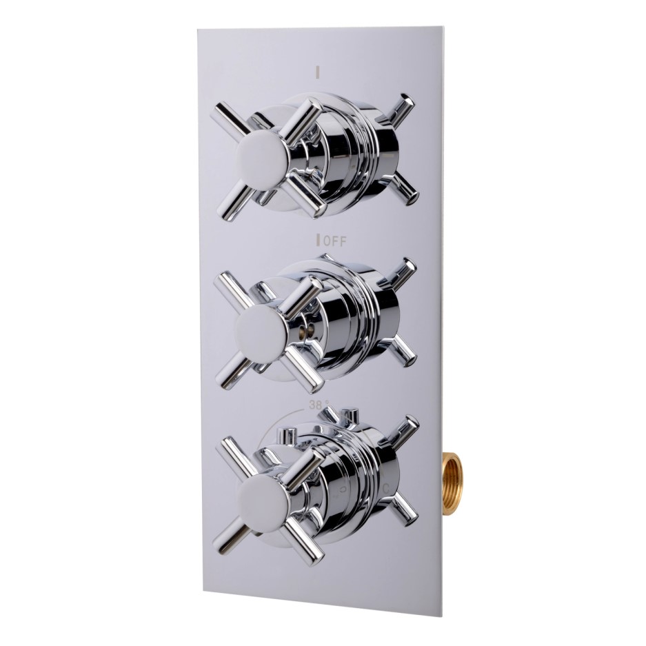GRADE A1 Concealed Triple Control Thermostatic Shower Valve with