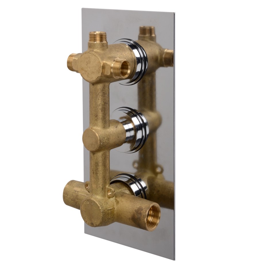 GRADE A1 Concealed Triple Control Thermostatic Shower Valve with