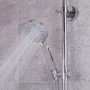 Palmera Premium Rigid Riser Shower Rail Kit with Valve