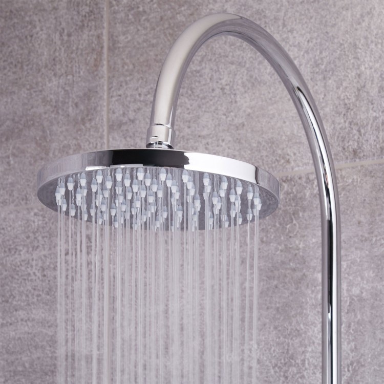 Palmera Premium Rigid Riser Shower Rail Kit with Valve