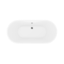 GRADE A1 - Lisbon Double Ended Freestanding Bath - 1650 x 750mm