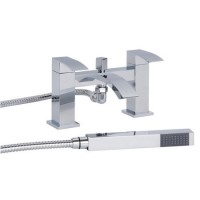Chrome Bath Shower Mixer Tap - Wave