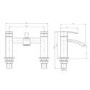 Chrome Bath Shower Mixer Tap - Wave
