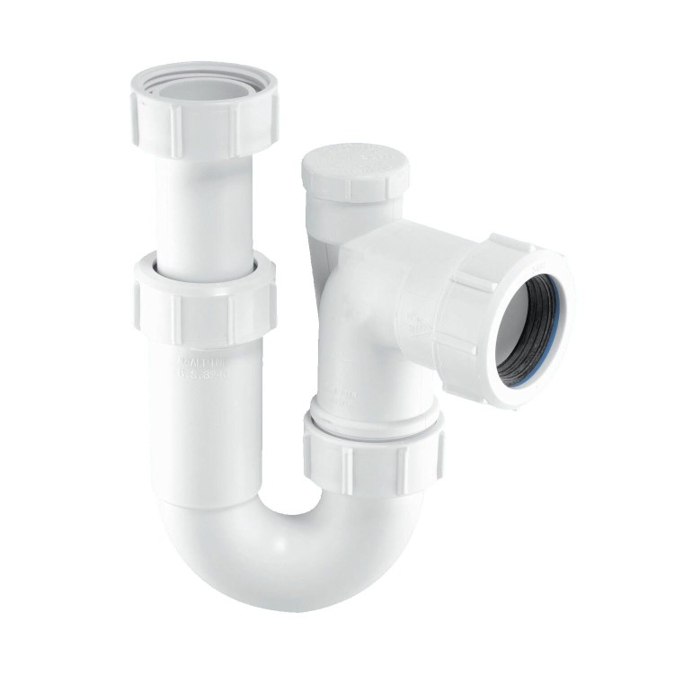 GRADE A1 - McAlpine Tubular Anti Syphon P Trap
