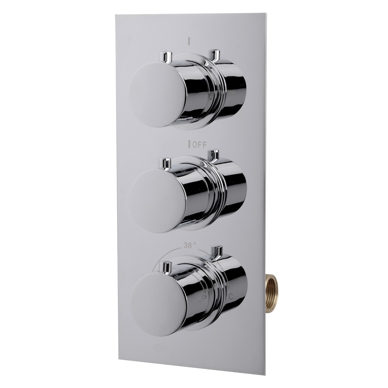 GRADE A1 Concealed Triple Control Thermostatic Shower Valve with
